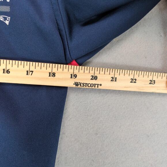 NFL Team Apparel New England Patriots Full Zip Hoodie Jacket Men's S Football - Picture 6 of 10